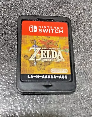 The Legend Of Zelda: Breath Of The Wild Nintendo Switch 2017 Cartridge Only • $59.99