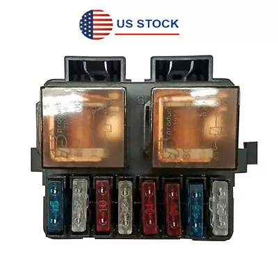 Car Auto Boat Truck Circuit 12V 2-Way Relay Fuse Box Holder Kit With 8 Blade USA • $14.75