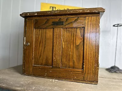 Antique Keystone Drawer Oak Wood Card Catalog Cabinet Industrial Japan Finish • $850