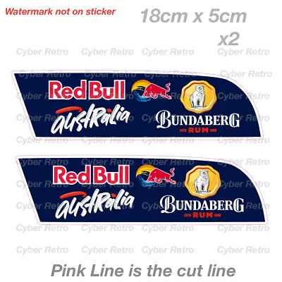 Bunddaberg RUM Red Bull Australia Fridge Bar Whiskey Vinyl  Sticker  • $7