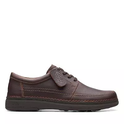 Clarks Mens Nature 5 Lo Brown Leather Casual  Shoes • $49.99