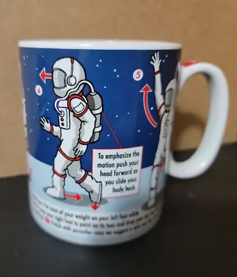 Teach Yourself The Moonwalk COFFEE MUG Astronaut Dancing Michael Jackson • $19.95