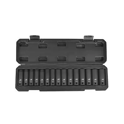 1/2”Drive Metric Deep Impact Socket Set6-Point Design16-Piece Set 10mm To 24mm • $35.99