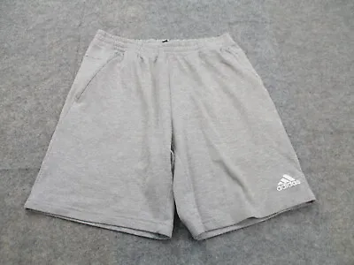 Adidas Shorts Mens Extra Large Gray Sweats Gym Athletic Workout Active 9  • $15.97