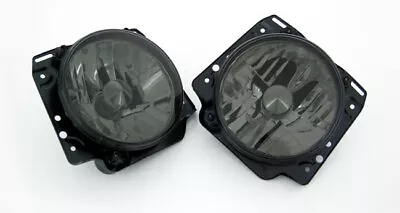 $79.99 • Buy VW Golf MK2 2 Crystal Clear Black Smoke Euro E-Code Sport Headlight Headlamp 85-