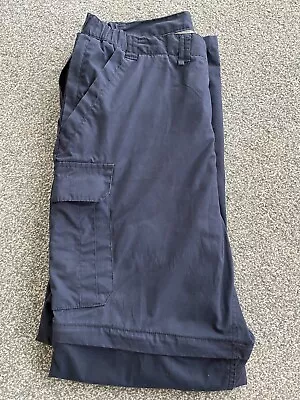 Craghoppers Trousers Shortsblue Waist 36” Leg 31  Zip Off Legs Walking Hiking • £19.99