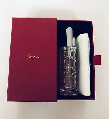 Luxury Bnib Cartier Jewellery & Watch Cleaning Kit Booklet Cloth Lotion Brush  • £45
