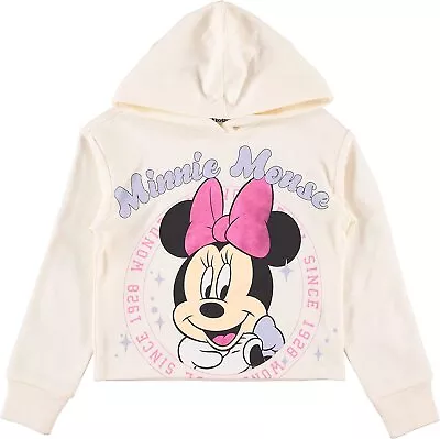 Minnie Mouse Girls Hoodie - Minnie Mouse Skimmer Pullover Hoodie- Sizes 4-16 • $14.99