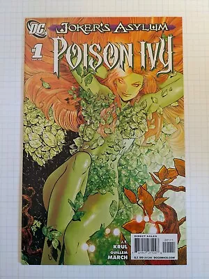 Joker's Asylum: Poison Ivy #1 Origin Of Poison Ivy Guillem March Cover 2008 • $7.50