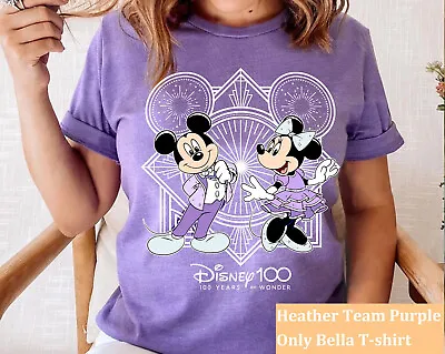 Disney Mickey Minnie 100th Years Anniversary Shirt Unisex Adult Kid Shirt 591659 • $22.99