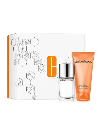 £32.50 • Buy Clinique Have A Little Happy Gift Set - Perfume Spray 30ml, Body Cream 75ml NEW