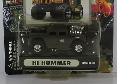 2003 Military Muscle Machines H1 Hummer MMM03-08 Collectible 1:64  • $13.95