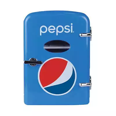 6 Can Mini Personal Fridge Cooler Blue • $28