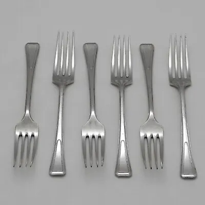 FULWOOD Design  JAMES RYALS Sheffield Silver Service Cutlery Six Dessert Forks • £19.95