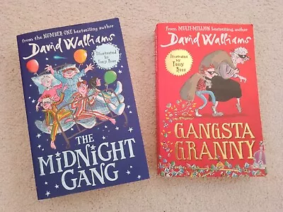 David Walliam Book Bundle Gangsta Granny And Midnight Gang • £1.50