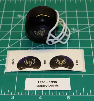 1996 - 1999 Baltimore Ravens FACTORY Decals & OPI Football Gumball Helmets Mini • $5.99