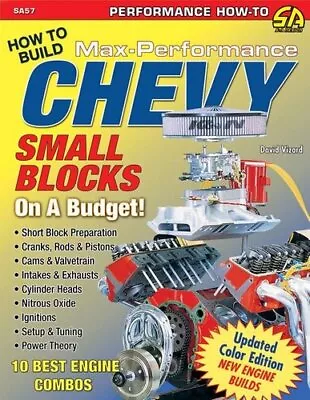 How To Build Max Performance Chevy Small Blocks On A Budget! 9781932494846 • £30