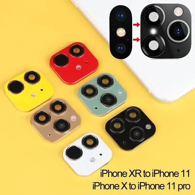 £2.42 • Buy Change Cover Case For IPhone XR X To IPhone 11 Pro Max Fake Camera Lens Sticker