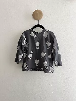 Zara Baby Girls Floral Tulip Long Sleeve Tee Size 2-3 Years • $10