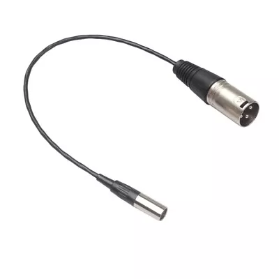 3-Pin Mini XLR Male To XLR Male Lavalier Microphones Cable B100 • $12.49