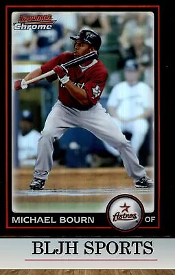 2010 Bowman Chrome #42 Michael Bourn  Houston Astros • $1.51