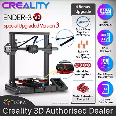 $418.95 • Buy Creality 3D Printer ENDER-3 V2 Special Upgraded Ver 03 ENDER 3 DIY Kit Printing