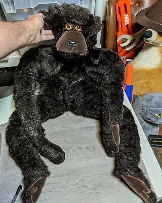 Large Vintage 36  Plush Monkey Hand Puppet? Possibly Hand Made & One Of A Kind? • $80.96