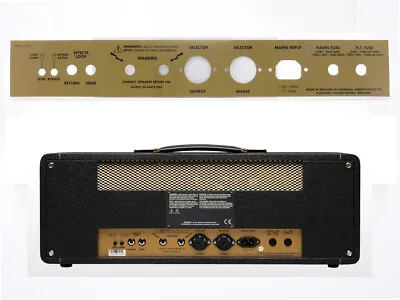 Marshall 1959SLP 1987X Plexi MKII Rear Faceplate • $68.82