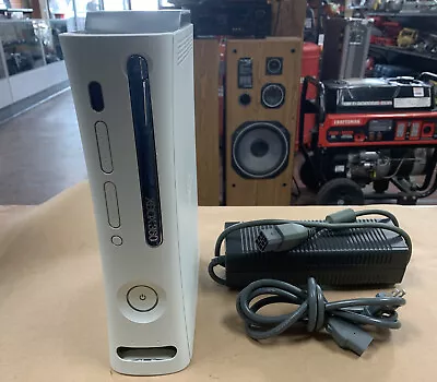 $26.99 • Buy Xbox 360 Console Only - White W/Hard-Drive Disc Drive Tray Sticks - Parts/Repair