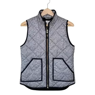 J. Crew Factory | Herringbone Quilted Puffer Vest Size XS • $31.99