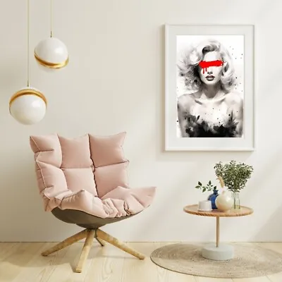  Exclusive Marilyn Monroe Digital Art Poster: Sleek Minimalist Tribute To Film • $14.99