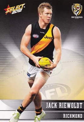 $2.12 • Buy AFL 2012 Select Richmond Tigers - Jack Riewoldt Card No.160