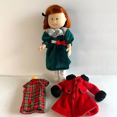 Vtg Eden Madeline 8” Doll Holiday Best Dress Winter Outing Coat Outfit • $33.12