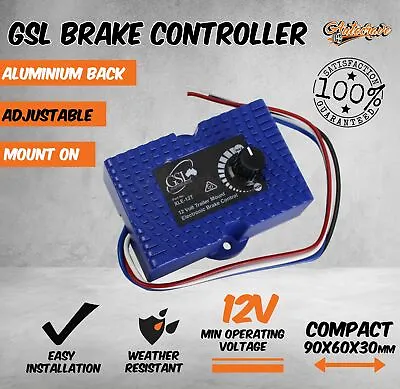 $109.95 • Buy Gsl Xle-12t Electronic Trailer Brake Controller Remote Mount 12v 4wd Single Axle