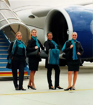 £164.99 • Buy Sabena Belgian Airlines Cabin Crew Stewardess Flight Attendant Uniform Vintage