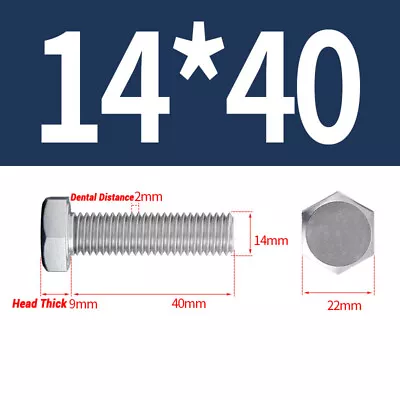 M1.6m2-m18 Hexagon Head Fully Threaded Set Screws A2 Stainless Steel Bolts • £3.71