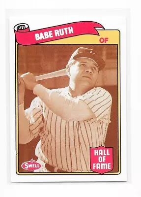 1989 Swell Baseball Greats Babe Ruth #1 HOF New York Yankees  • $2.99