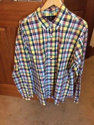 $26.95 • Buy Genuine Polo Ralph Lauren Shirt Mens XL Long Sleeve Small Pony Logo Collared
