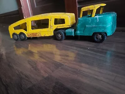 Structo  Green Cab  Transport  Trailer Vintage 50s 60s  • $15