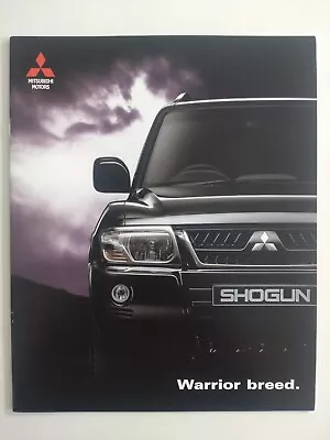 Mitsubishi Shogun Warrior MK3 3.2 3.5 SWB LWB 3 5 Door Brochure November 2003 • $24.83