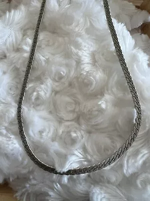 Vintage Monet Silver Tone Chain Necklace • $9