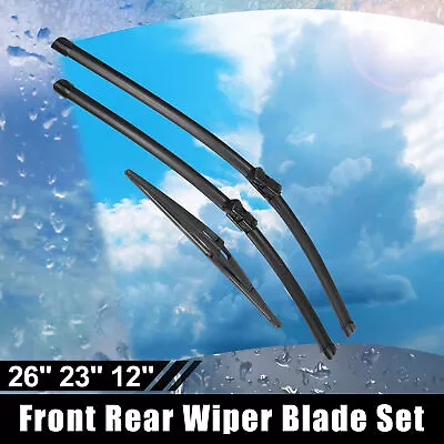 3pcs 26  23  12  Windshield Wiper Blade For Mercedes Benz ML GL With Top-Lock • $28.49