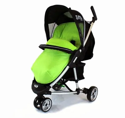 £9.95 • Buy Luxury Fleece Lined Footmuff In Lime Green - For Mamas And Papas Luna