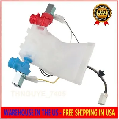 Washer Water Inlet Valve For Maytag MVWC300VW1 Whirlpool WTW5200VQ2 WTW5300VW2 • $32.99