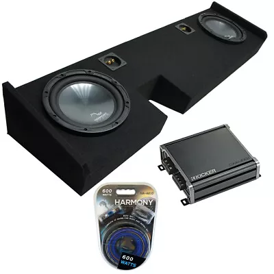 2009-2014 Ford F-150 Ext Super Cab Truck Harmony R104 Dual 10  Sub Box & CXA4001 • $376.99