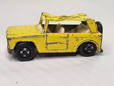 Vintage Matchbox Lesney Superfast 1969 Yellow Field Car Die-Cast Car • $11