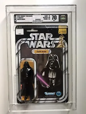 $1100 • Buy Star Wars Vintage Kenner MOC Darth Vader 12 Back B AFA 70 C70 B80 F85