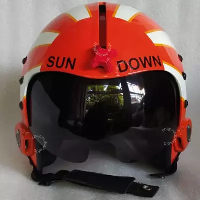 Sundowner- Top Gun Mav Naval Aviator Movie Prop Usn Pilot Flight Helmet (hgu-33) • $296.99