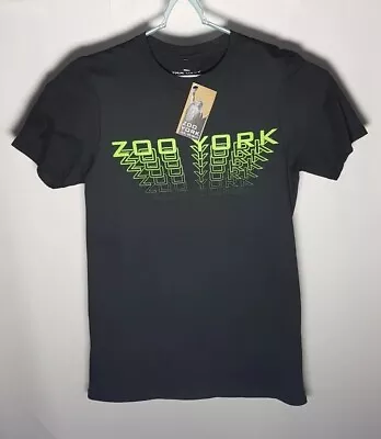 Zoo York | Mens Front Graphic Print Round Neck T-Shirt (Black) | Size Small • £20