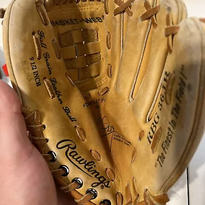 Rawlings RBG36JR Mark McGwire Autograph Model 9 1/2” RHT Baseball Glove Mitt • $35